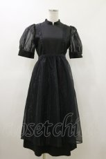 画像1: EAT ME / ナースライクマキシワンピース M ブラック H-26-06-12-1075-LO-OP-NS-ZH (1)