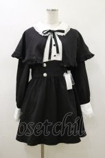 画像1: DearMyLove / 2wayケープお嬢様ワンピース 3L ブラック H-26-06-12-1077-GO-OP-NS-ZH (1)