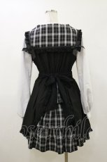 画像2: LIZ LISA / レースエプロン風カシュクールワンピース 0 ブラック H-26-06-12-1080-LO-OP-NS-ZH (2)