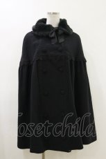 画像1: Innocent World / ユリ紋章のクラシカルマント Free ブラック H-26-06-12-1024-IW-CO-NS-ZH (1)