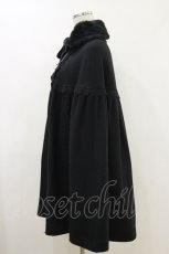 画像3: Innocent World / ユリ紋章のクラシカルマント Free ブラック H-26-06-12-1024-IW-CO-NS-ZH (3)