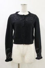 画像1: m petit by misako / AMバラレースニットCD S ブラック H-26-06-12-1026-LO-TO-NS-ZH (1)