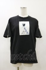 画像1: EATME / リングジップスリーブTシャツ Free ブラック H-26-06-12-1040-LO-TS-NS-ZH (1)