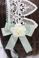 画像3: Innocent World / ロワールヘッドドレス  ミント H-26-06-12-007-IW-AC-NS-ZH (3)