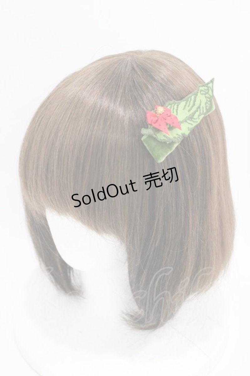 画像1: Emily Temple cute / Ladybugヘアクリップ  グリーン H-26-06-12-019-ET-AC-NS-ZH (1)