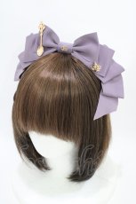 画像1: Innocent World / スプーンとポットのカチューシャ  Grayish Violet H-26-06-12-023-IW-AC-NS-ZH (1)