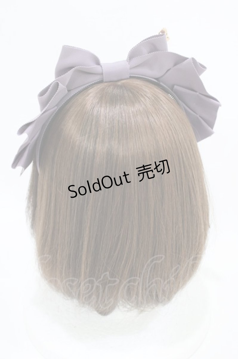画像2: Innocent World / スプーンとポットのカチューシャ  Grayish Violet H-26-06-12-023-IW-AC-NS-ZH (2)
