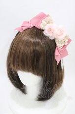 画像1: Innocent World / ドロテアローズカチューシャ  ピンク H-26-06-12-025-IW-AC-NS-ZH (1)