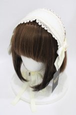 画像1: Innocent World / 英国の花園ヘッドドレス  生成り H-26-06-12-003-IW-AC-NS-ZH (1)