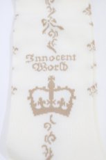 画像2: Innocent World / Union Flag ラメオーバーニー  生成り/ベージュ H-26-06-12-034-IW-ZA-NS-ZH (2)