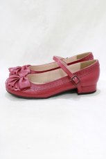 画像2: Innocent World / ハートスカラップフリルシューズ S Bordeaux H-26-06-13-087-IW-SH-NS-ZH (2)