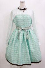 画像1: Emily Temple cute / Preppy Tartanワンピース M cream H-26-06-13-006-ET-OP-NS-ZH (1)