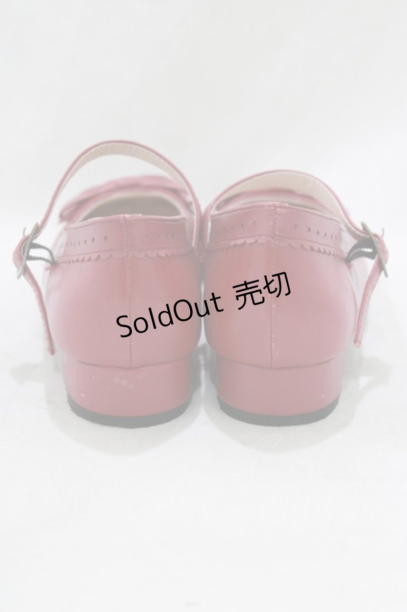 画像3: Innocent World / ハートスカラップフリルシューズ S Bordeaux H-26-06-13-087-IW-SH-NS-ZH (3)