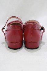 画像3: Innocent World / ハートスカラップフリルシューズ S Bordeaux H-26-06-13-087-IW-SH-NS-ZH (3)