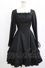 画像1: Victorian maiden / シュゼットフリルワンピース Free ブラック H-26-06-13-008-CL-OP-NS-ZH (1)