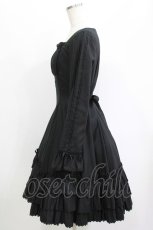 画像2: Victorian maiden / シュゼットフリルワンピース Free ブラック H-26-06-13-008-CL-OP-NS-ZH (2)