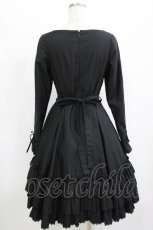 画像3: Victorian maiden / シュゼットフリルワンピース Free ブラック H-26-06-13-008-CL-OP-NS-ZH (3)