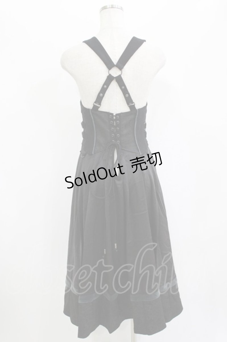 画像3: Ozz oneste / 薔薇刺繍オーバービスチェ  黒 H-26-06-15-031-OO-OP-AK-ZH (3)