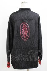 画像3: KRY CLOTHING / NIHAO2トップス  黒×赤 H-26-06-15-039-PU-TO-AK-ZH (3)