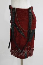 画像2: Ozz oneste / 薔薇刺繍サス付きショートパンツ  赤 H-26-06-15-046-OO-PA-AK-ZH (2)