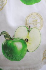 画像4: Emily Temple cute / Apple Stampノースリーブワンピース  グリーンアップル H-26-06-15-006-ET-OP-AK-ZH (4)