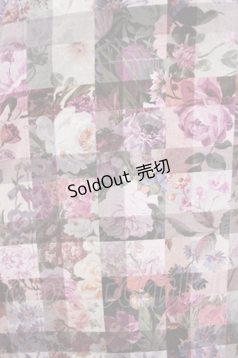 画像4: Jane Marple Dans Le Salon / Archive Gingham gather dress M ラベンダー H-26-06-15-009-JM-OP-AK-ZH (4)