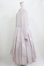 画像2: Jane Marple Dans Le Salon / ストライプとD’anjo coastのシャツドレス M ピンクミックス H-26-06-15-010-JM-OP-AK-ZH (2)