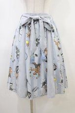 画像1: axes femme POETIQUE / トムとジェリースカート M サックス H-26-06-16-044-AX-SK-NS-ZH (1)
