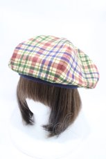 画像1: Emily Temple cute / Preppy Tartanベレー  cream H-26-06-16-008-ET-AC-NS-ZH (1)