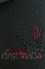画像4: Ozz oneste / 蝶刺繍アシメスカート  緑 H-26-06-16-1002-OO-SK-AK-ZH (4)