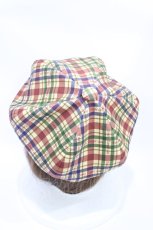 画像2: Emily Temple cute / Preppy Tartanベレー  cream H-26-06-16-008-ET-AC-NS-ZH (2)