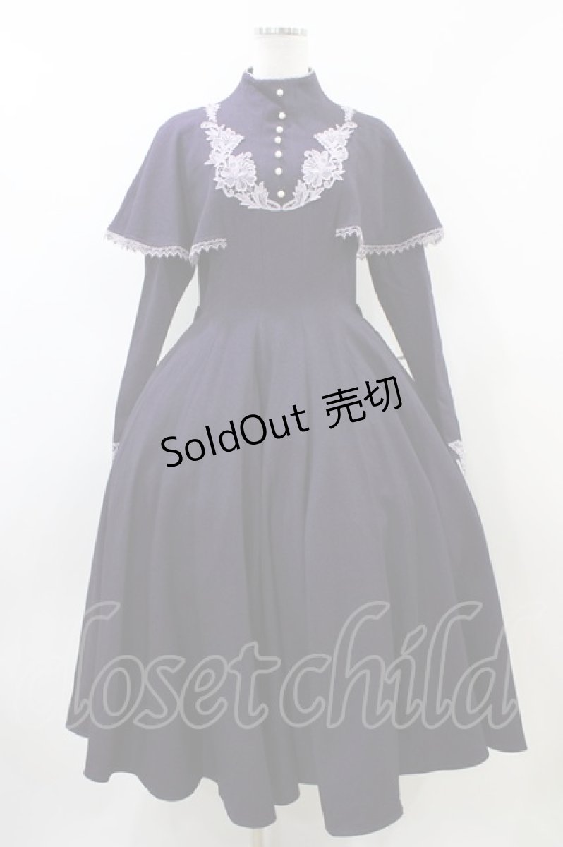 画像1: Innocent World / 聖なる薔薇のケープワンピース M ダークパープル×淡紫/Dark Purple×light purple H-26-06-16-019-IW-OP-NS-ZH (1)