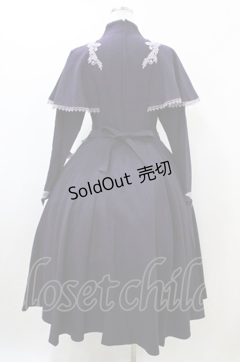 画像2: Innocent World / 聖なる薔薇のケープワンピース M ダークパープル×淡紫/Dark Purple×light purple H-26-06-16-019-IW-OP-NS-ZH (2)