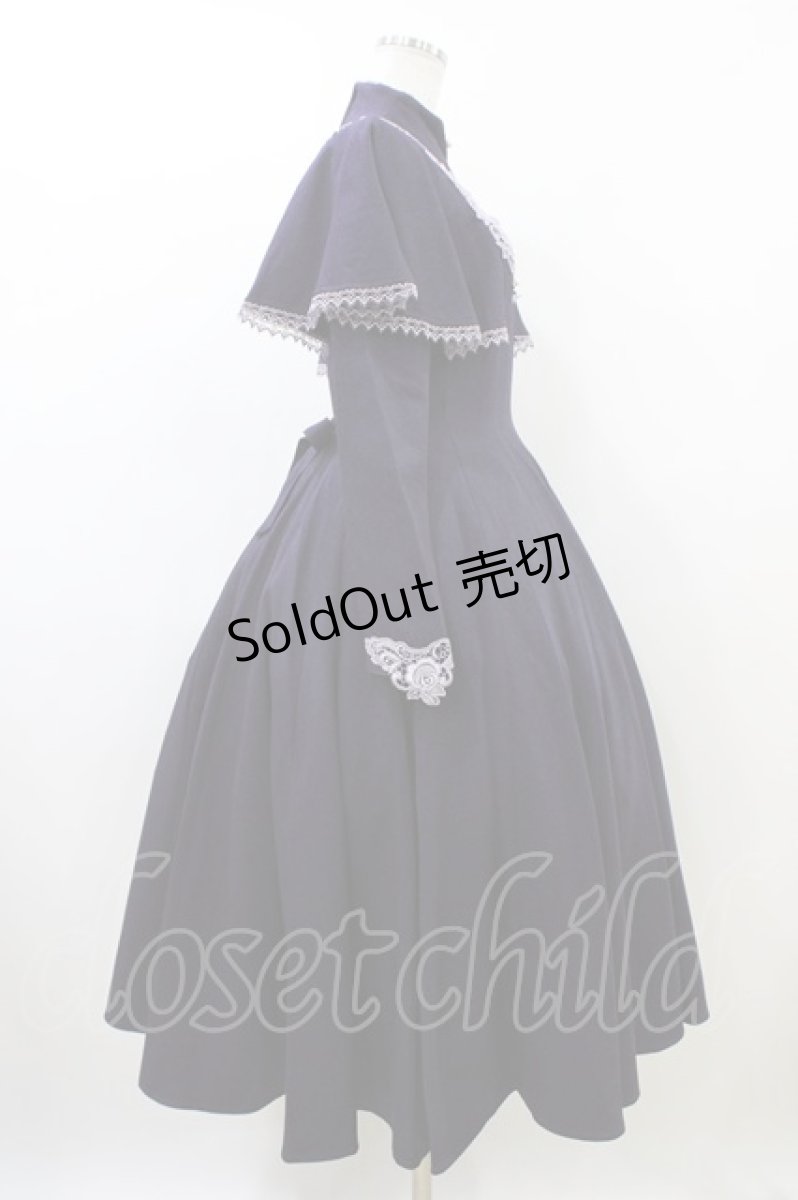 画像3: Innocent World / 聖なる薔薇のケープワンピース M ダークパープル×淡紫/Dark Purple×light purple H-26-06-16-019-IW-OP-NS-ZH (3)