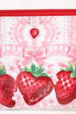 画像2: Angelic Pretty / Decoration Strawberryポーチ  白 H-26-06-16-002-AP-ZA-NS-ZH (2)