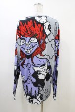 画像2: NieR Clothing / プリントLONG CUTSEW F グレー H-26-06-17-033-PU-TO-AK-ZH (2)