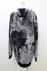 画像2: NieR Clothing / 総柄ZIPパーカー F グレー H-26-06-17-041-PU-TO-AK-ZH (2)