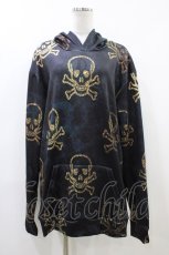画像1: NieR Clothing / プリントプルパーカー  黒 H-26-06-17-051-PU-TO-AK-ZH (1)