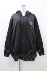 画像1: NieR Clothing / プリントZIPパーカー  黒 H-26-06-17-053-PU-TO-AK-ZH (1)