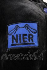 画像3: NieR Clothing / フード付きボタンカーデ  黒×青 H-26-06-17-055-PU-TO-AK-ZH (3)