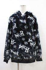 画像1: NieR Clothing / ふわもこプルパーカー  黒 H-26-06-17-056-PU-TO-AK-ZH (1)