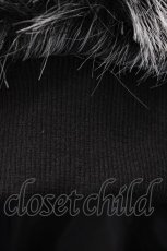 画像4: NieR Clothing / 超ふわもこBACK LOGO ZIP OUTER グレー  H-26-06-17-058-PU-CO-AK-ZH (4)