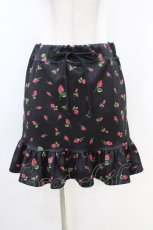 画像1: MILK / Rose budミニスカート  ブラック H-26-06-17-1030-ML-SK-AK-ZH (1)