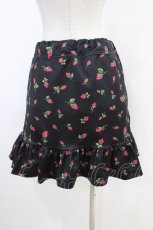 画像2: MILK / Rose budミニスカート  ブラック H-26-06-17-1030-ML-SK-AK-ZH (2)