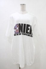 画像1: NieR Clothing / ちゃむちゃむ×ロゴCUTSEW XL 白 H-26-06-17-1036-PU-TO-KB-ZH (1)