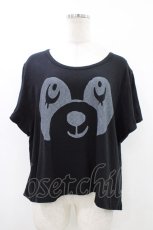 画像1: Candy Stripper / PEPEフェイスTシャツ  黒 H-26-06-17-1041-PU-TO-KB-ZH (1)
