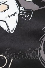 画像3: NieR Clothing / 総柄半袖プルパーカー  黒 H-26-06-17-1047-PU-TO-KB-ZH (3)
