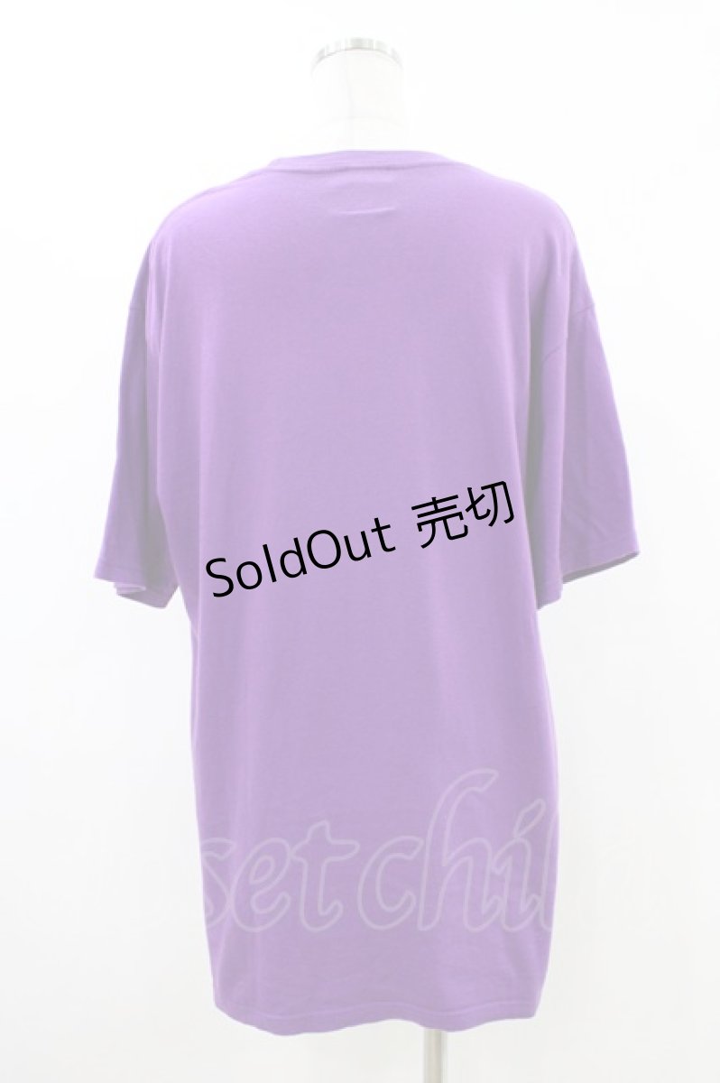 画像2: LISTEN FLAVOR / プリズムキャットBIG Tシャツ  パープル H-26-06-17-1049-PU-TO-KB-ZH (2)