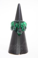 画像1: Q-pot. / ドクサツメルトリング Lサイズ ダークグリーン H-26-06-17-1008-QP-AC-AK-ZH (1)
