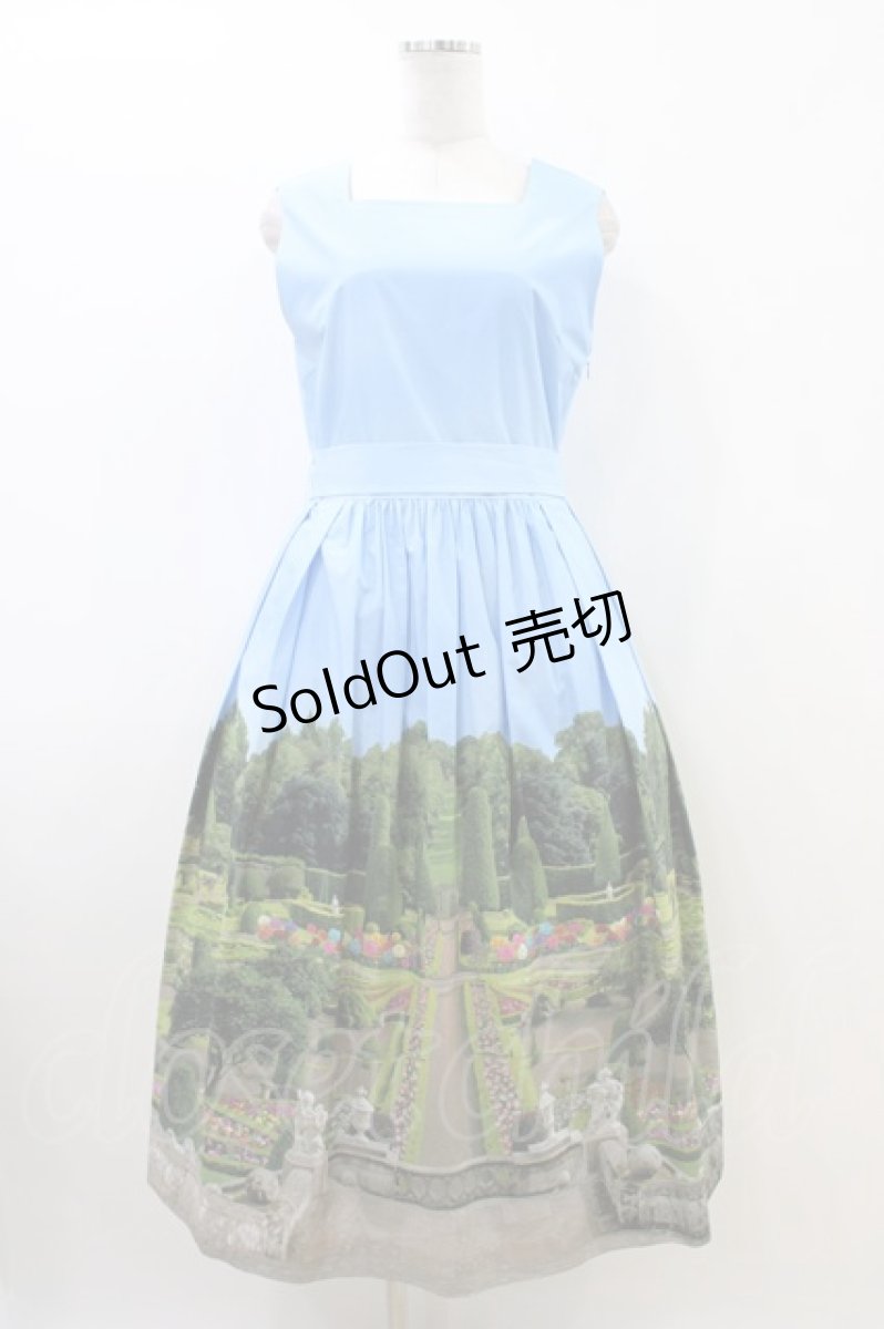 画像1: Jane Marple / You May Dream square dress M blue sky H-26-06-17-008-JM-OP-AK-ZH (1)